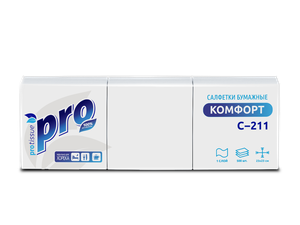 Салфетки бумажные PROtissue С211